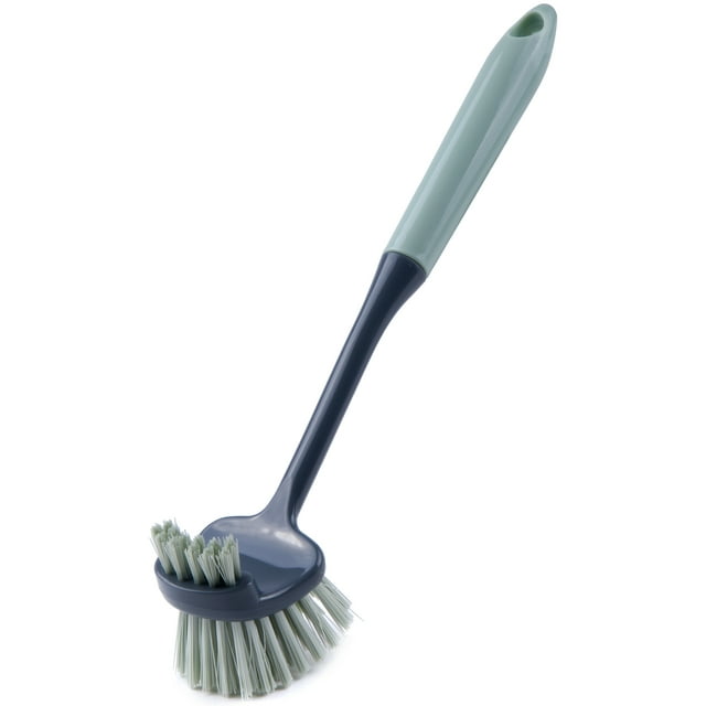 DSV Standard Scrubber Brush with Long Handle for Shower, Double Sided