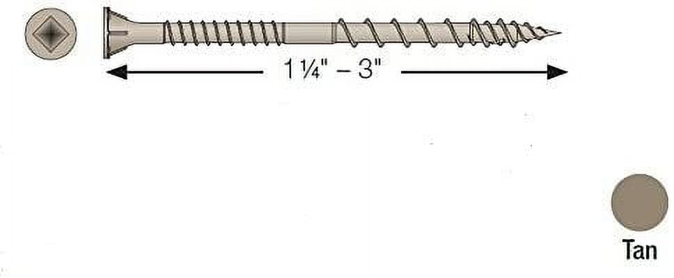 DSVT212S Quik Drive DSV Collated Exterior Wood Screws Carton of 1000pcs