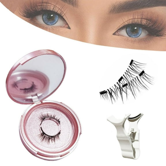 DSY Magnetic Lashes, 2025 New Lashes, Magnetic Lashes with Applicator, Reusable Glue-Free Natural Lashes with No Glue (Natural)