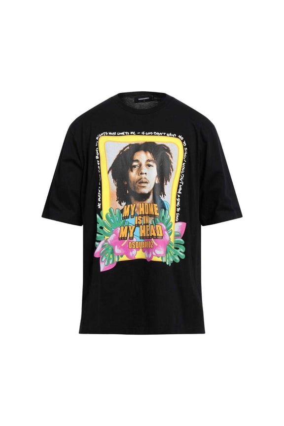 Adult My Home Is In My Head Bob Marley T-Shirt