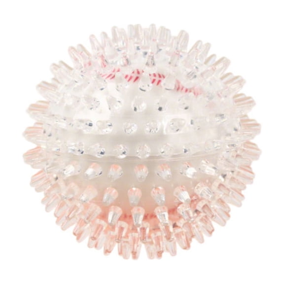 DSqueaky Dog Toy Balls - 3.54" Durable Spikey Balls for Aggressive Chewers, Interactive Fetch Toys for Medium & Large Dogs, Dental Care Teething Dog Balls