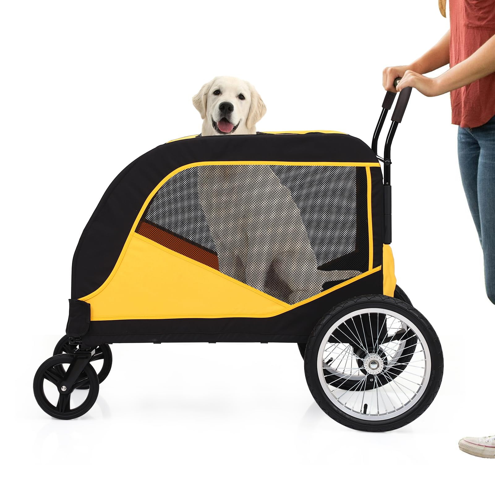 DSstyles Dog Stroller for Large Pet, Jogger Stroller for Small, Large