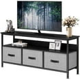 thumbnail image 1 of DSstyles Dresser TV Stand 55 Inch Entertainment Center with Storage TV Stand for Bedroom Small TV Stand Dresser with Drawers and Shelves, TV & Media Console Table Furniture for Living Room, 1 of 9