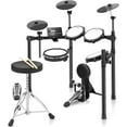 DSstyles Electric Drum, Electronic Drum Set for Beginner, 5 Drums 3 Cymbals, Drum Kit with Quiet