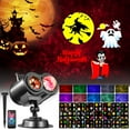 thumbnail image 1 of DSstyles Halloween Projector Lights Outdoor, Upgraded Never-Fading 20 Cards Pattern & 3D Ocean Wave, Waterproof RGB Holiday Decorations Projector with Remote for Christmas Halloween Birthday Party, 1 of 6