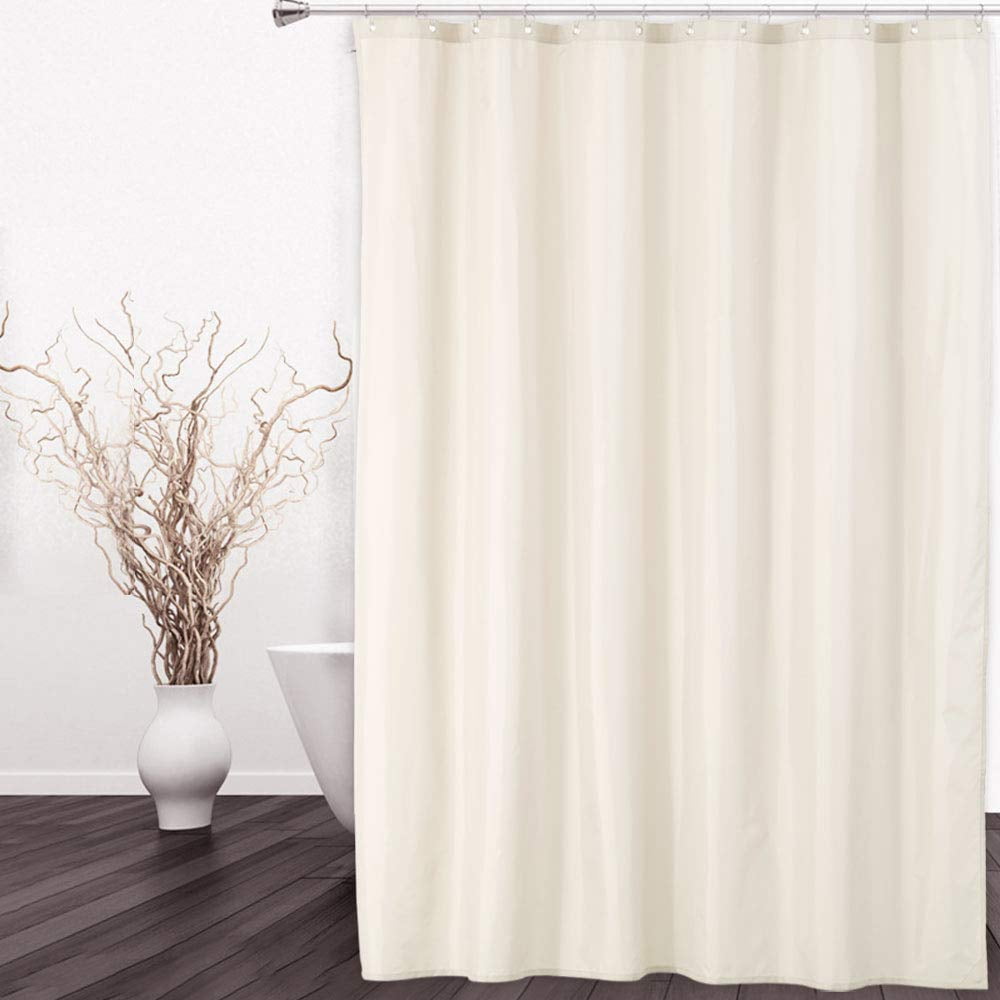 DSstyles Hotel Quality 100% Waterproof Fabric Shower Curtain Liner with Magnets for Bathroom