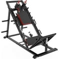 DSstyles Leg Press Hack Squat Machine Combo, Professional Adjustable Leg Exercise Machine with