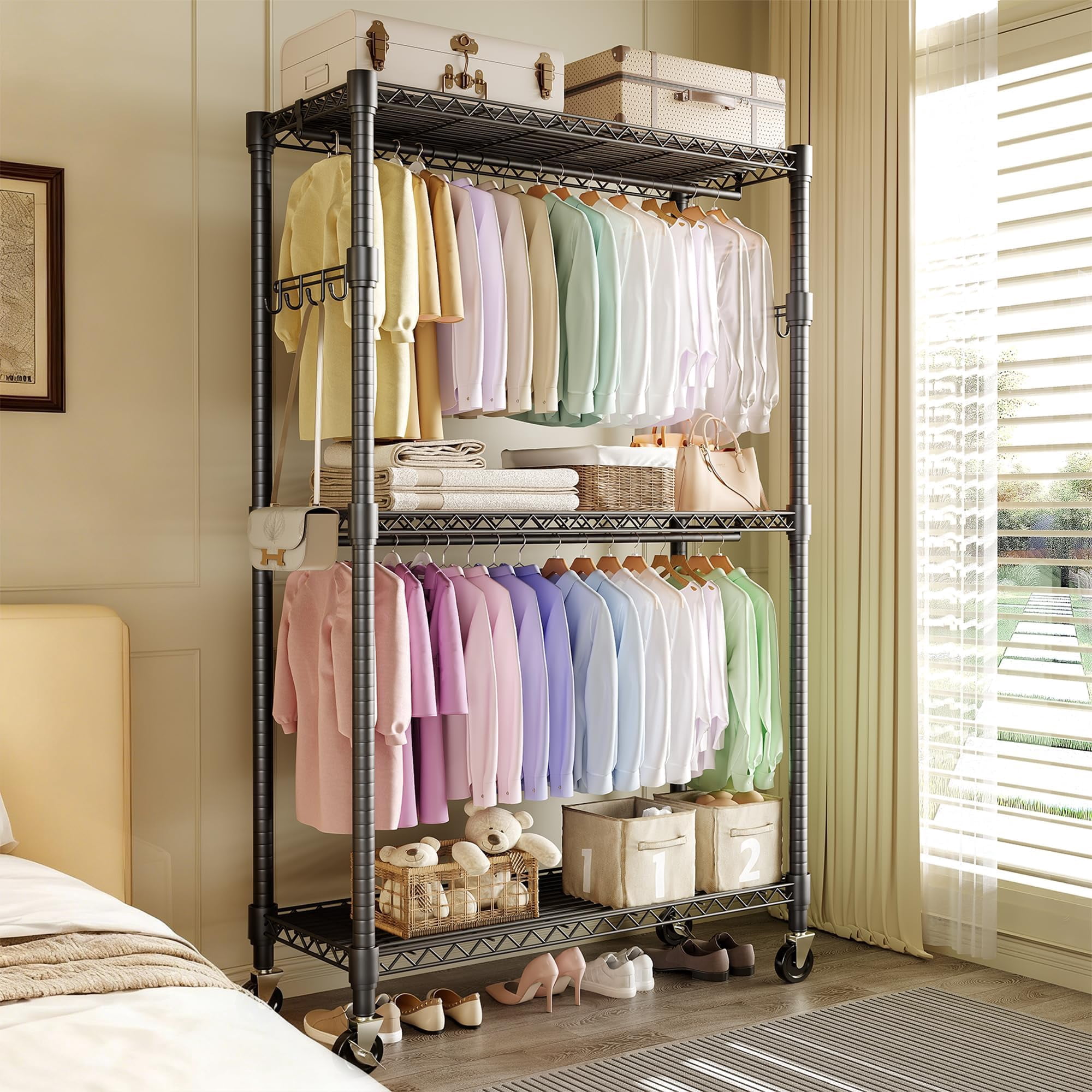 DSstyles Portable Wardrobe Heavy Duty 75