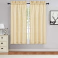 thumbnail image 1 of DSstyles Short Cafe Curtains Half Linen Kitchen Curtains Farmhouse Semi Sheer Cafe Curtains, Small Window Curtains for Bathroom Bedroom Office Dorm, 1 of 9