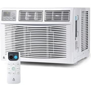 DSstyles Smart Window Air Conditioner, 10000 BTU Air Conditioner Window Unit Remote/App Control and Dehumidify Function, Quiet Operation, Energy Savings, Cools 450 Sq.ft, 110-115V