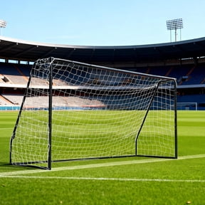 DSstyles Soccer Goal 12x6 FT Heavy Duty Training Backyard, Metal Frame 1.97" Diameter Weather Resistant Powder Coated Galvanized Steel Soccer Net