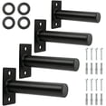 thumbnail image 1 of DSstyles Weight Plate Storage Pegs, Wall Mounted Storage, 2" Opening Weight Holder, 300lb Capacity Gym Storage Rack, 4 Pegs, 1 of 7