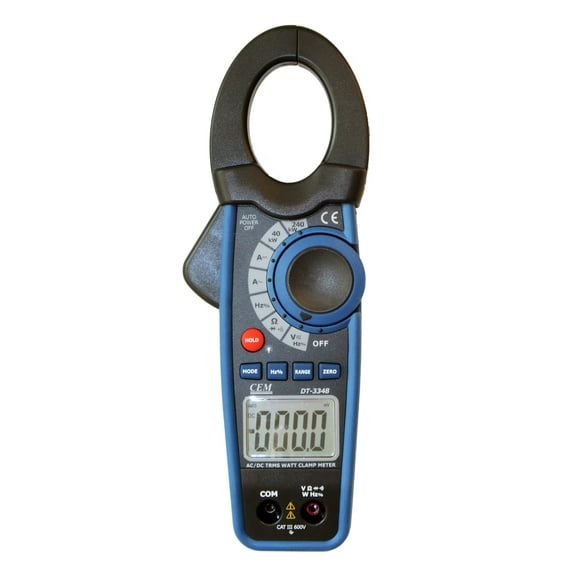 DT-3348 240KW 1000 Amp Clamp-on AC/DC Current Voltage Wattage Frequency Resistance Meter True RMS NEW!!