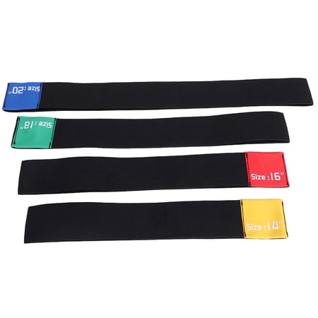 DT-37 4pcs Drum Cymbal Mute Belt Practice Silencer Dampener Set for 14/16/18/20 Inch Cymbals