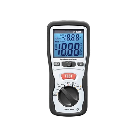 DT-5300B Digital Insulation Resistance Tester Megohmmeter Grounding Resistance Meter AC/DC Current And Voltage Tester