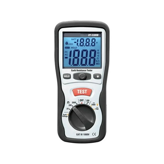DT-5300B Digital Insulation Resistance Tester Megohmmeter Grounding Resistance Meter AC/DC Current And Voltage Tester