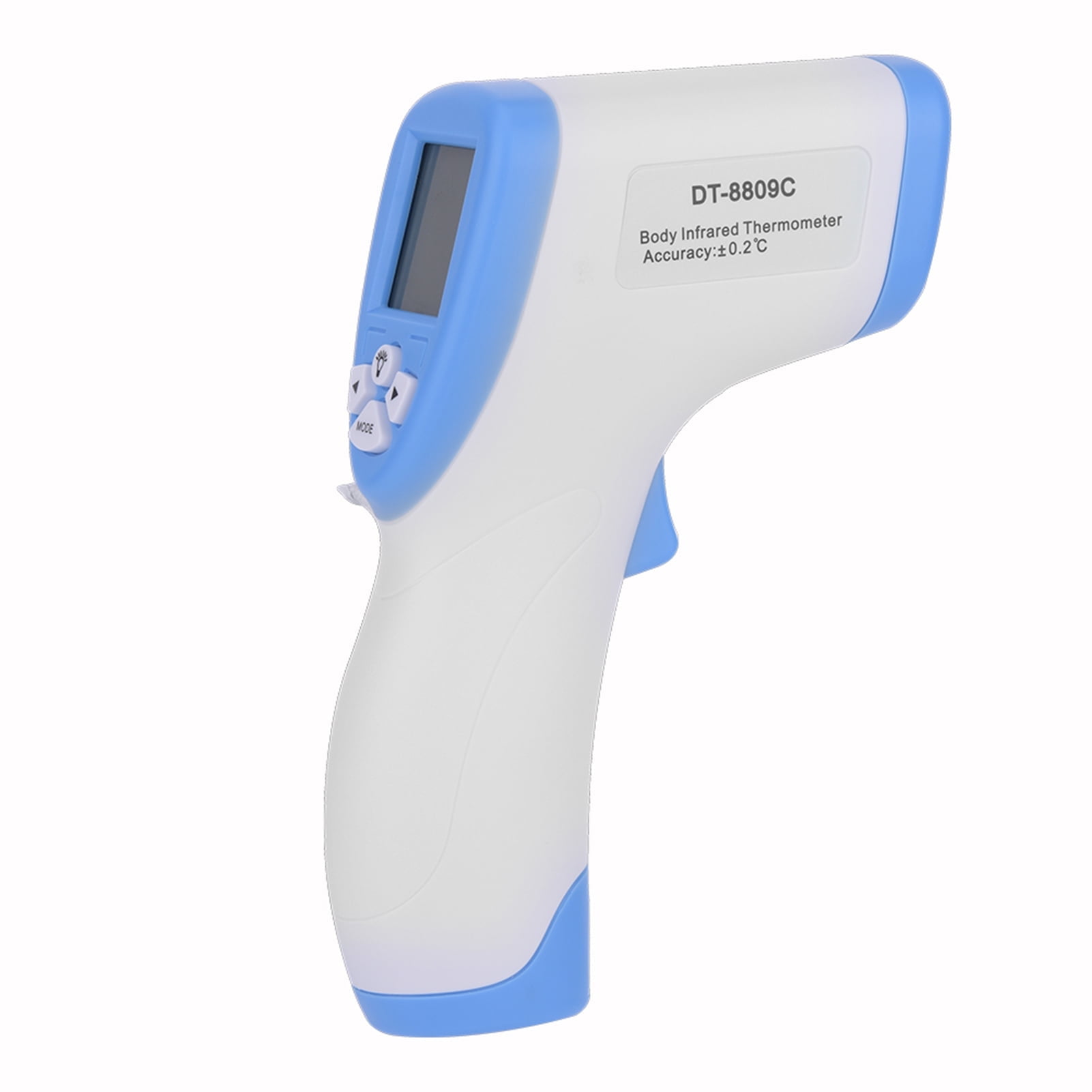 DT-8809C NOn Contact Temperature Gun Infrared Thermometer for Body with Fever Indicator (Blue)
