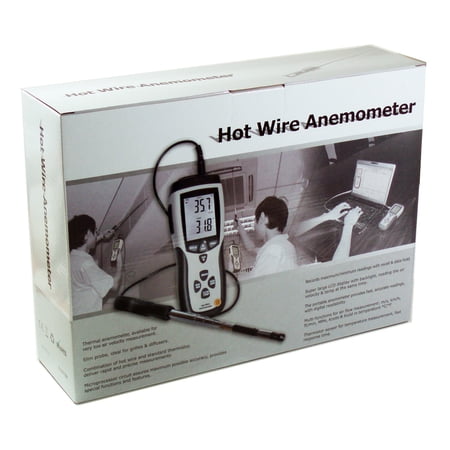 DT-8880 Hot Wire Thermo-Anemometer Air Flow Velocity Meter with USB Interface