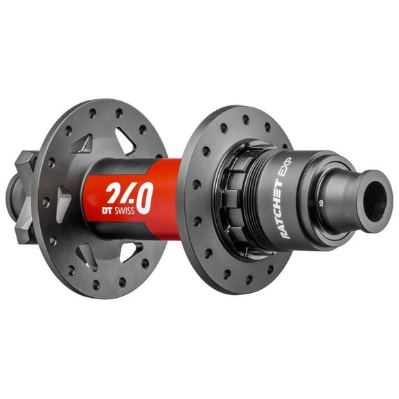 DT Swiss 240 EXP Rear Hub - 12 x 148mm, 6-Bolt, XD, Black/Red, 32H, 54pt