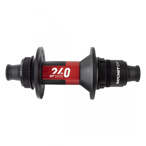 DT Swiss 240 EXP Rear Hub - 12 x 148mm, Center-Lock, XD, Black/Red, 28H, 36pt