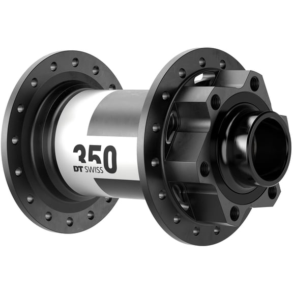 DT Swiss 350 Front Hub - 20 x 110mm, 6-Bolt, Black, 32H
