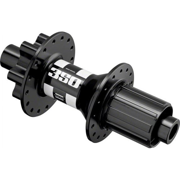 DT Swiss 350 Rear Hub - 12 x 142mm, 6-Bolt, HG 11 MTN, Black, 28H, 18pt