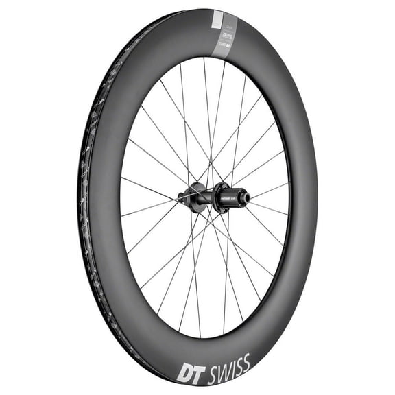 DT Swiss ARC1400 DiCut Rear Wheel - 80mm, 700c, 12 x 142mm, Centerlock, HG 11, Black