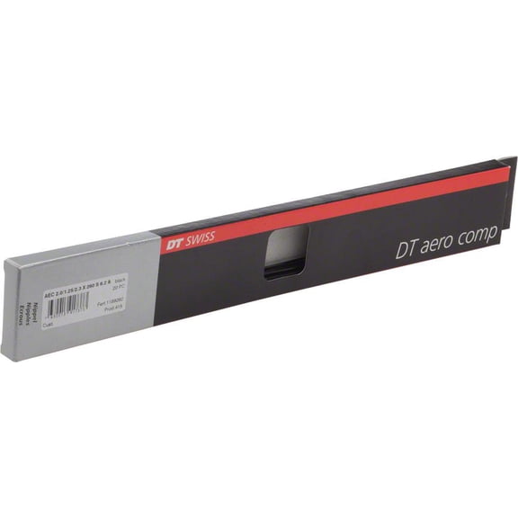 DT Swiss Aero Comp 266mm Black Spokes Box of 20