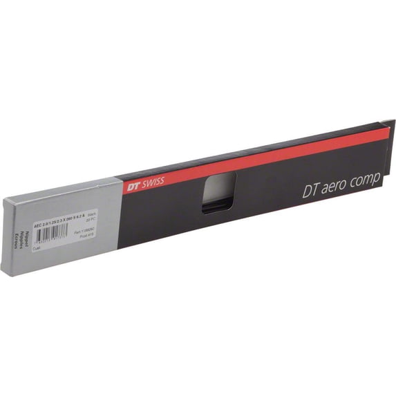 DT Swiss Aero Comp 270mm Black Spokes Box of 20