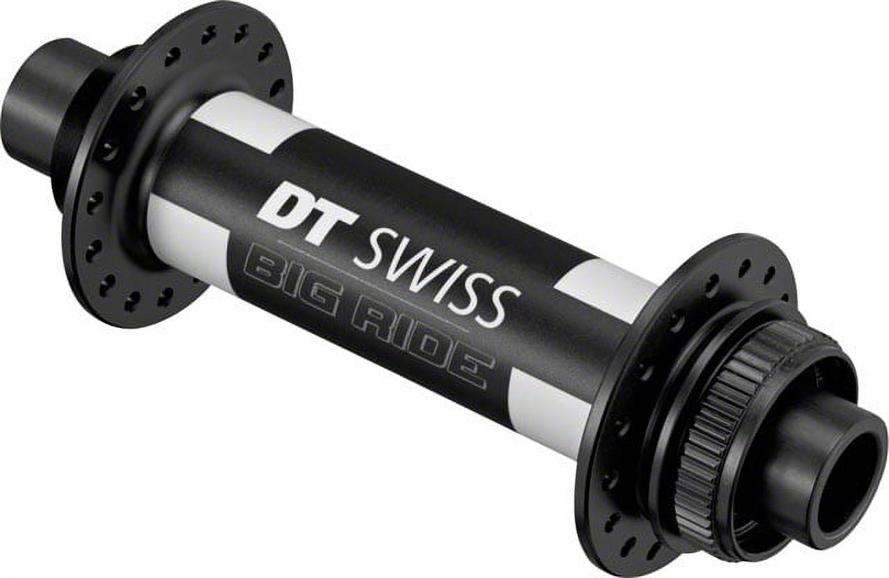 DT Swiss Big Ride 32 Hole Front Hub 15mm Thru x 150mm, Center-Lock, Black & White