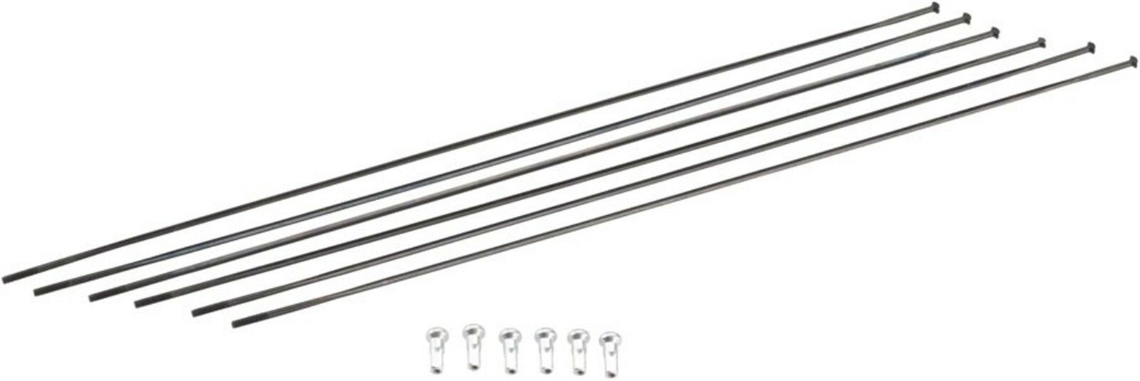 DT Swiss CR1400 DiCut 25 DB Spoke Kit: Front & Rear Black 