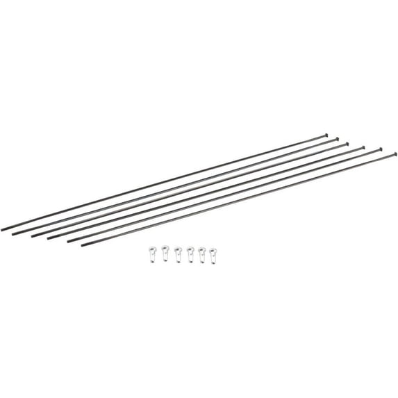 DT Swiss CR1600 DiCut 25 DB Spoke Kit: Front & Rear, Black