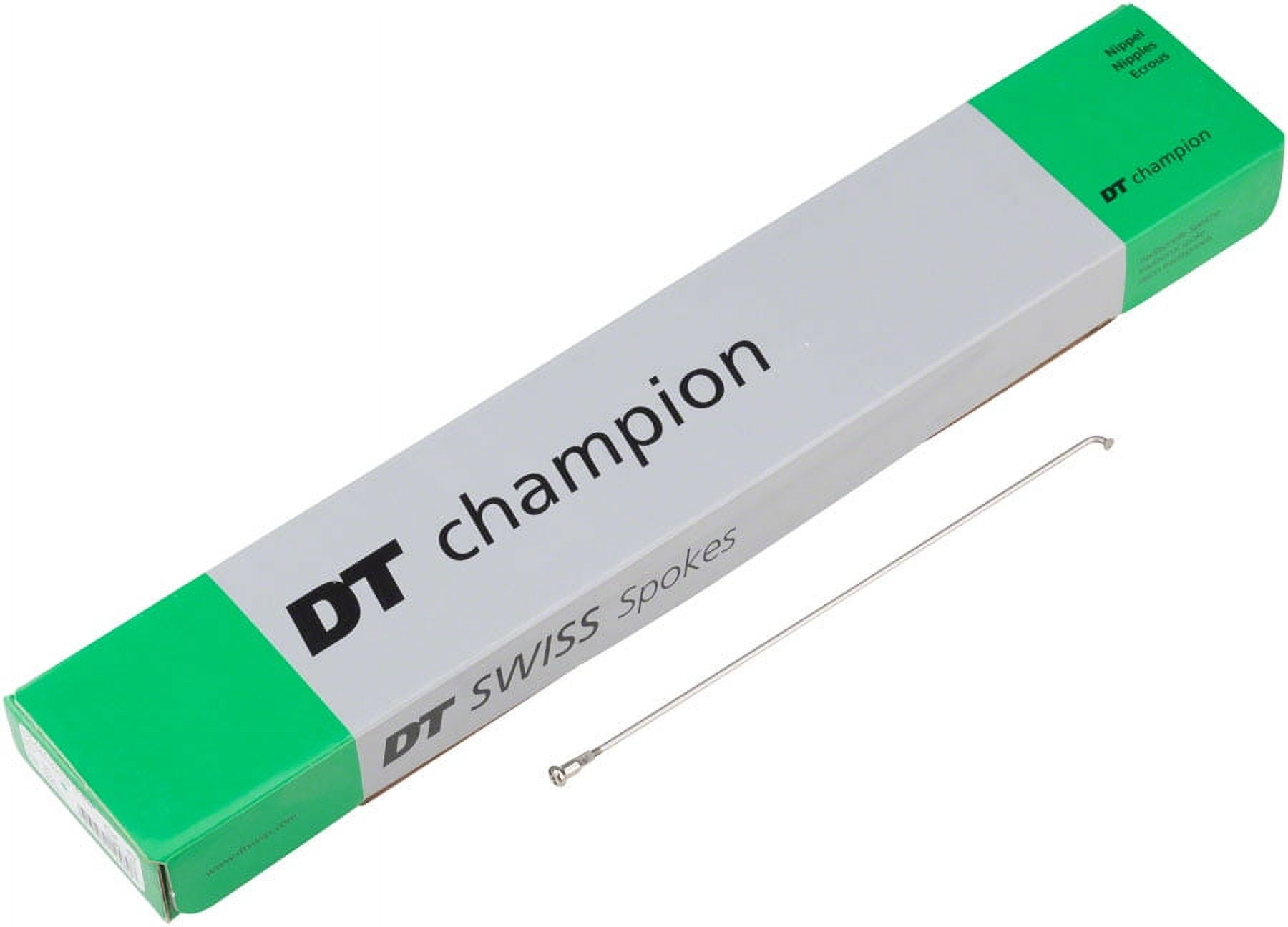 DT Swiss Champion Spoke 2.0mm 294mm Jbend Silver Box of 100 Bicycle