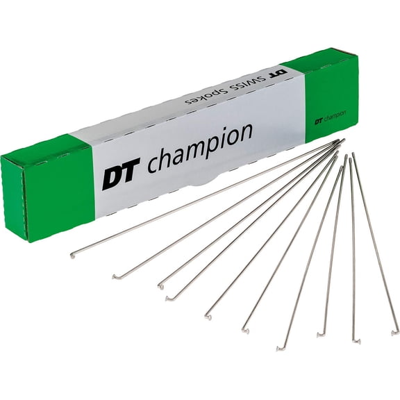 DT Swiss Champion silver spokes 14 g = 2 mm box 100, 257 mm