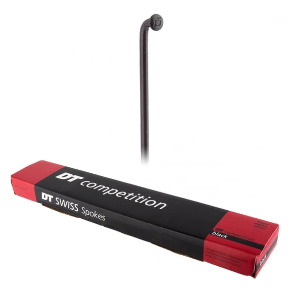 DT Swiss Competition Spoke 2.0mm 1.8mm 2.0mm 262mm J-bend Black Box of 100