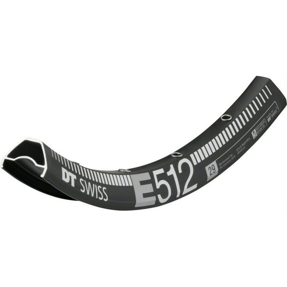 DT Swiss E 512 29 Tubeless Ready Disc Rim 32h Black Alloy All Mountain Enduro
