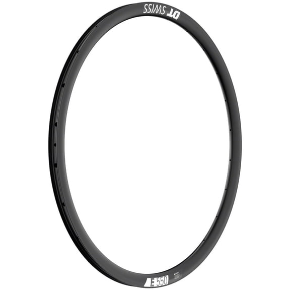 DT Swiss E 550 Tubeless Ready 700c Disc Rim, 28h, Black