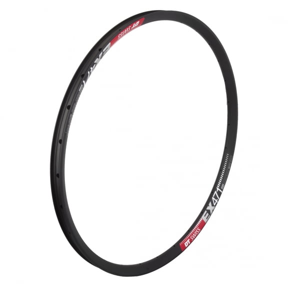 DT Swiss EX 471 27.5 Tubeless Ready Disc Rim 28h Black Squorx Nipples Washers