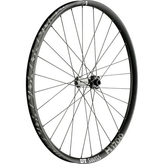 DT Swiss H 1700 Spline 30 Front Wheel - 27.5", 15 x 110mm Boost, 6-Bolt ,Black/Gray/Blue, Ebike