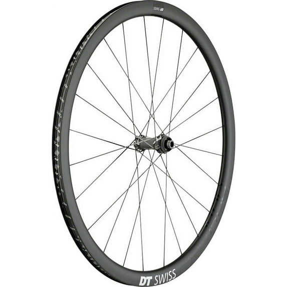 DT Swiss PRC 1400 Spline Front Wheel - 700, 12/15 x 100mm, 6-Bolt /Center-Lock, Black