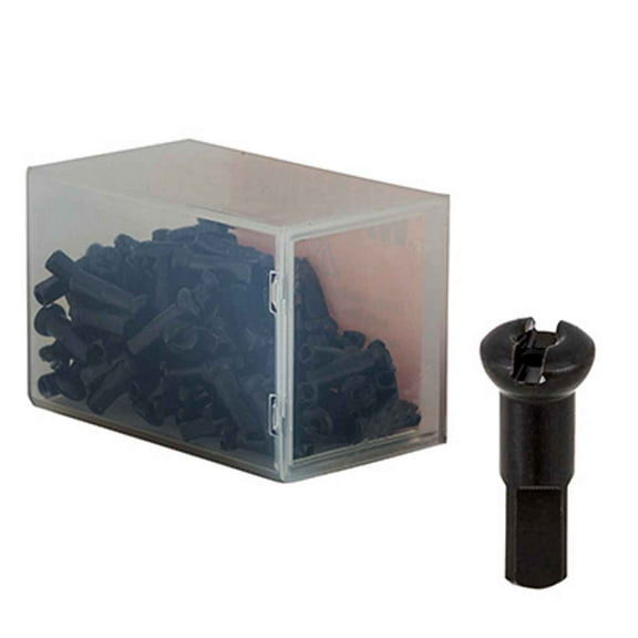 DT Swiss Pro Head 2.0 x 14mm Black Brass Nipple Box of 100 Wheel Build Fix