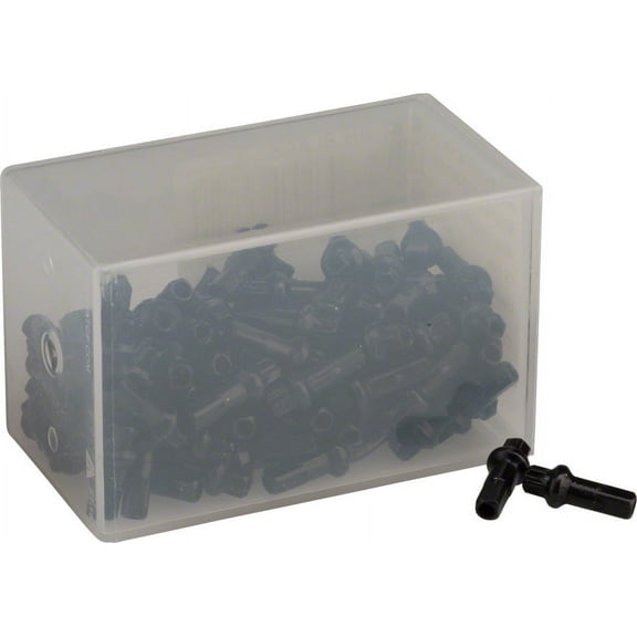 DT Swiss Squorx Pro Head Aluminum Nipples 2.0 x 1.5 mm Black Box of 100