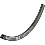 DT Swiss R 470 Rim - 700, Disc, Black, 32H