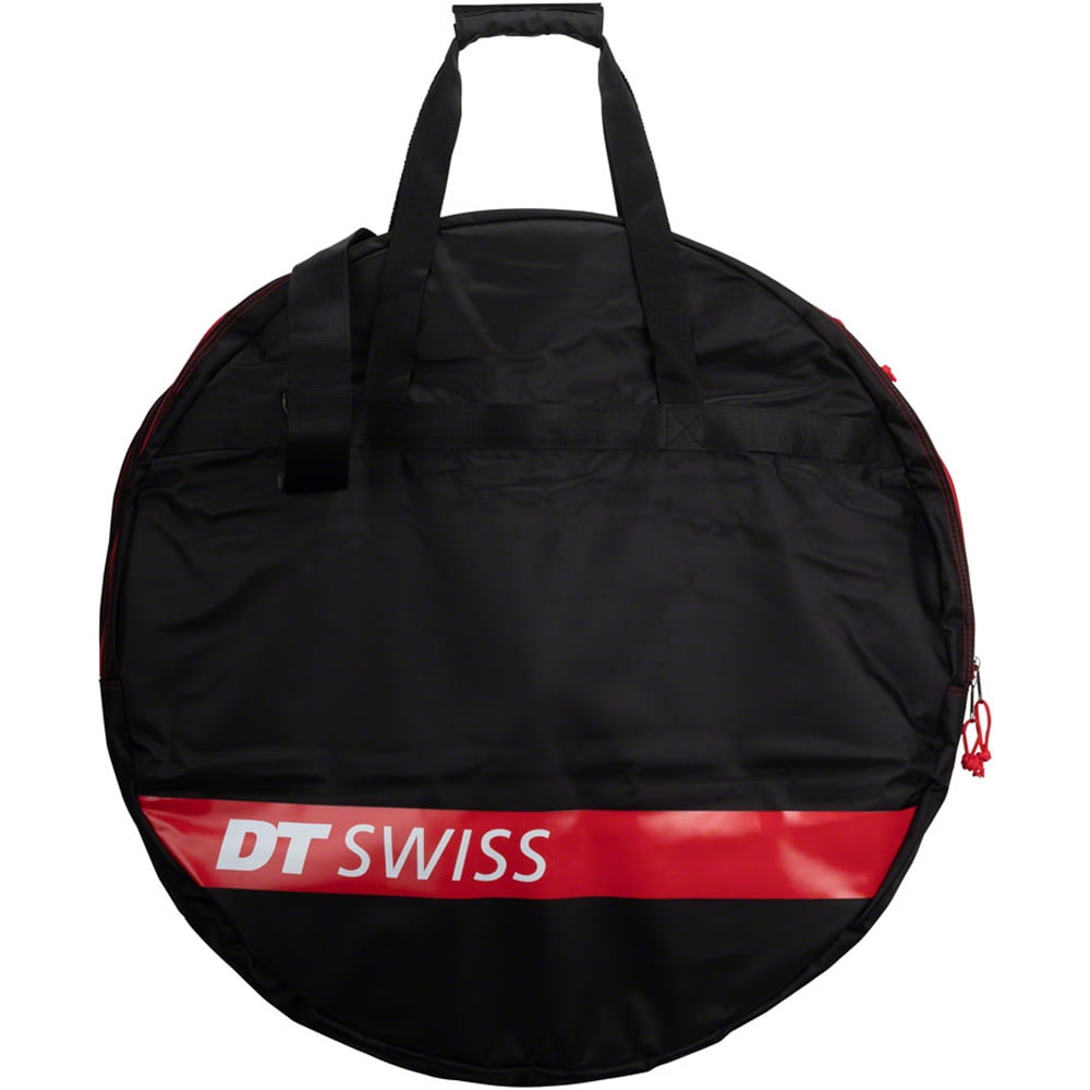 Black Reinforced Triple Wheel Transport Bag with Zipper Closure