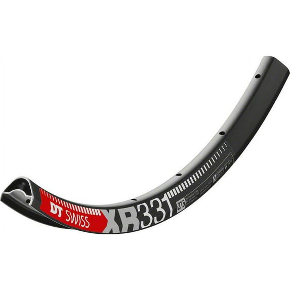 DT Swiss XR 331 27.5" Tubeless-Ready Disc Rim 28h Black with Squorx Nipples