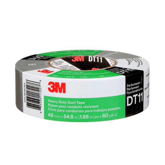 3M DT11 Heavy Duty Duct Tape: 2 in. x 60 yds. (Silver)