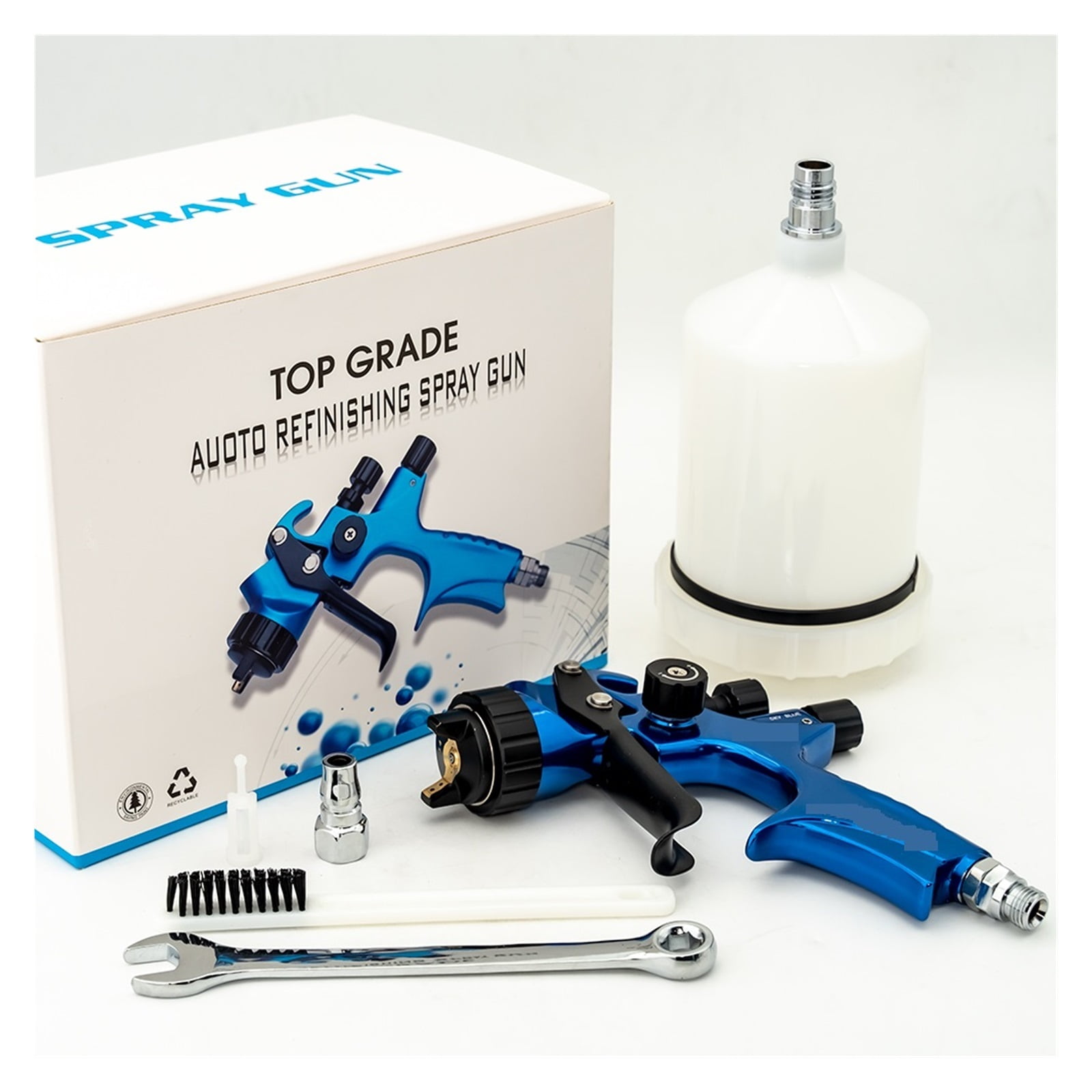 DT188 Spay Gun 1.4mm Nozzle Air Spray Guns Water Based Airbrush For Car Painting ,User-Friendly Design