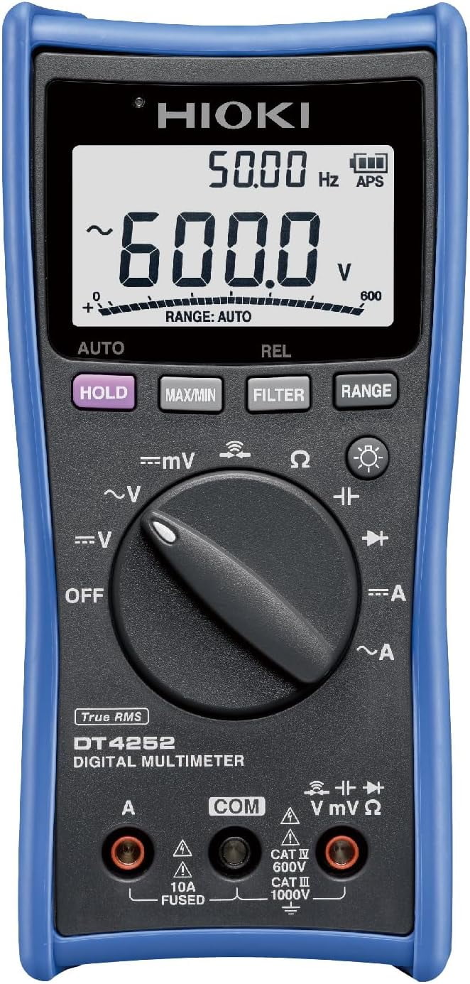 Input Terminals Multimeter DT4252 Standard Digital Multimeter with Direct Current Input for ...