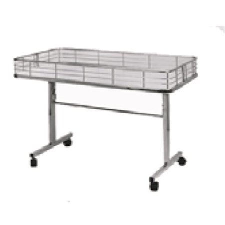 DT48-WTE 48 in. Folding Dump Table with Casters