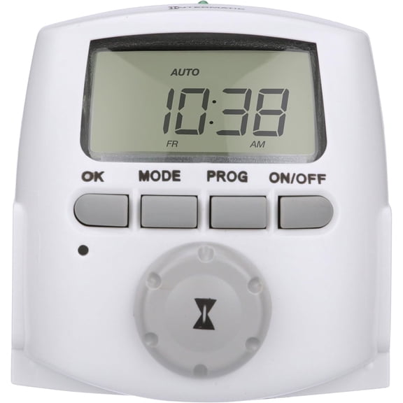 DT620 Heavy Duty Indoor Digital Plug-inTimer - Full 7-Day Programming Options - Timer for Lighting, Fans & Small Appliances